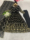 DC G38 Embroidery Georgette Party Wear Gown With Dupatta Wholesale Price In Surat
